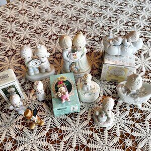 Precious Moments Ornaments and Figurines Collection with Mickey Mouse